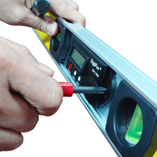 converting spirit level into digital level using DWL-180